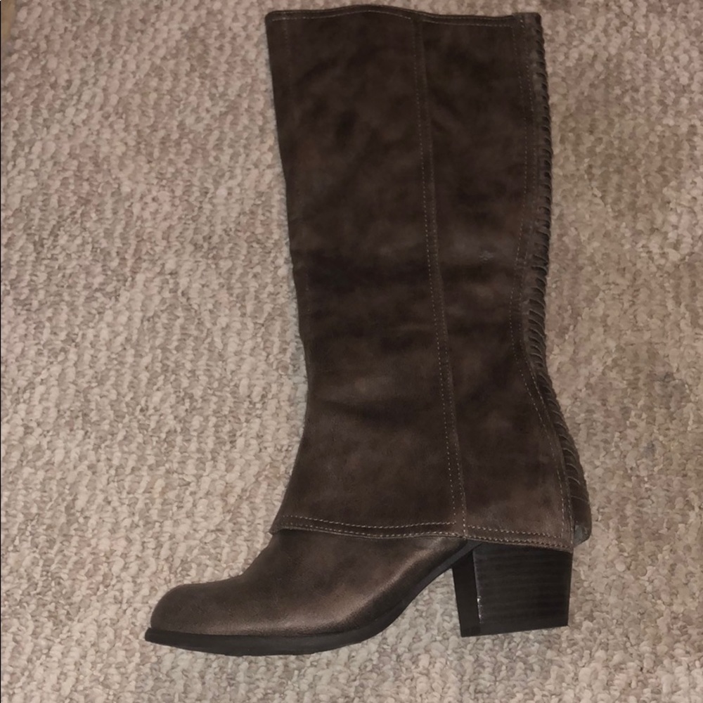 NWOT Fergalicious heeled boots